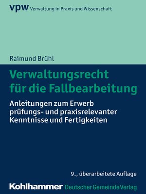 cover image of Verwaltungsrecht für die Fallbearbeitung